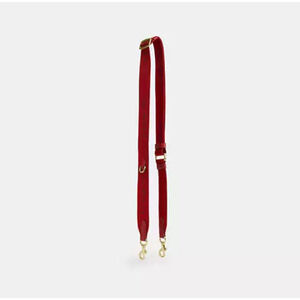 Coach Webbing Strap with Logo Crossbody Bag/Purse CR460 Gold/Bold Red NWT